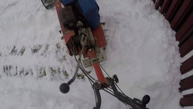 Мотоблок с отвалом, куплен в магазине смотреть онлайн