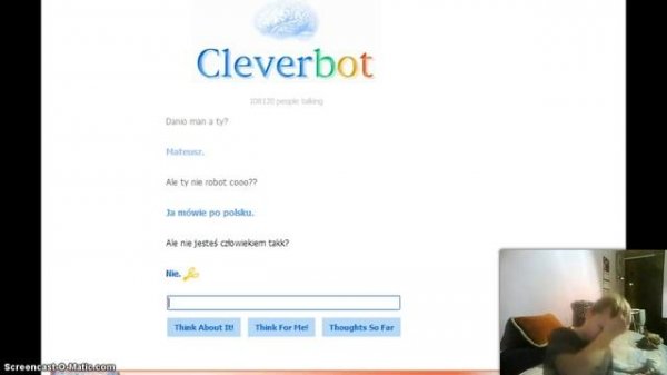 Cleverbot #3 Danio man +jajko :D