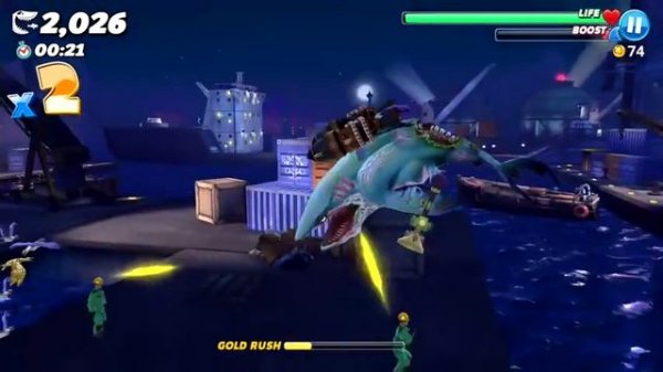 Zombie Shark Unlocked No Hack - (600,000 coins) Gameplay - Hungry Shark World