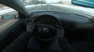 1998 Volkswagen Golf 1.4L (75HP) POV TEST DRIVE