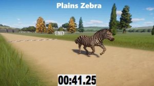 Largest Herbivore Animals Speed Races in Planet Zoo | Animals Racing