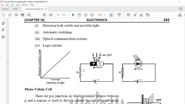Physics 2nd year LED, Photo diode, Photovoltaic Cell, (Ch#18) смотреть онлайн