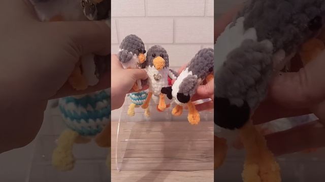 Голуби, гуси и компания Много готовых работ, и много красивой фурнитуры. Амигуруми смотреть онлайн