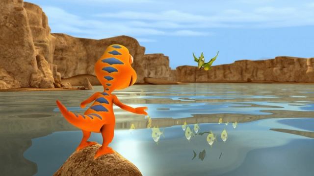 Buddy & Tiny Use Teamwork! | Dinosaur Train
