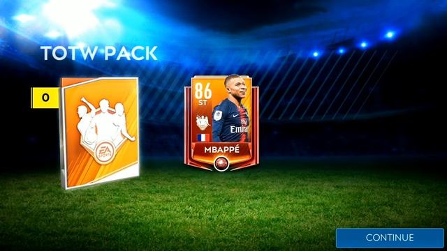 Шок!!! Mbappé TOTW 86 в первом паке КН за 100 очков!!! смотреть онлайн