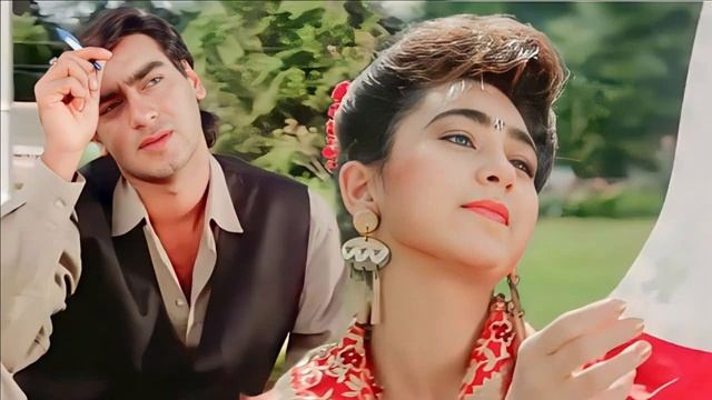 Pyar Ke Kagaz Pe 💖 Jigar, Ajay Devgan & Karishma Kapoor,,, Abhijeet B Sadhana Sargam смотреть онлайн