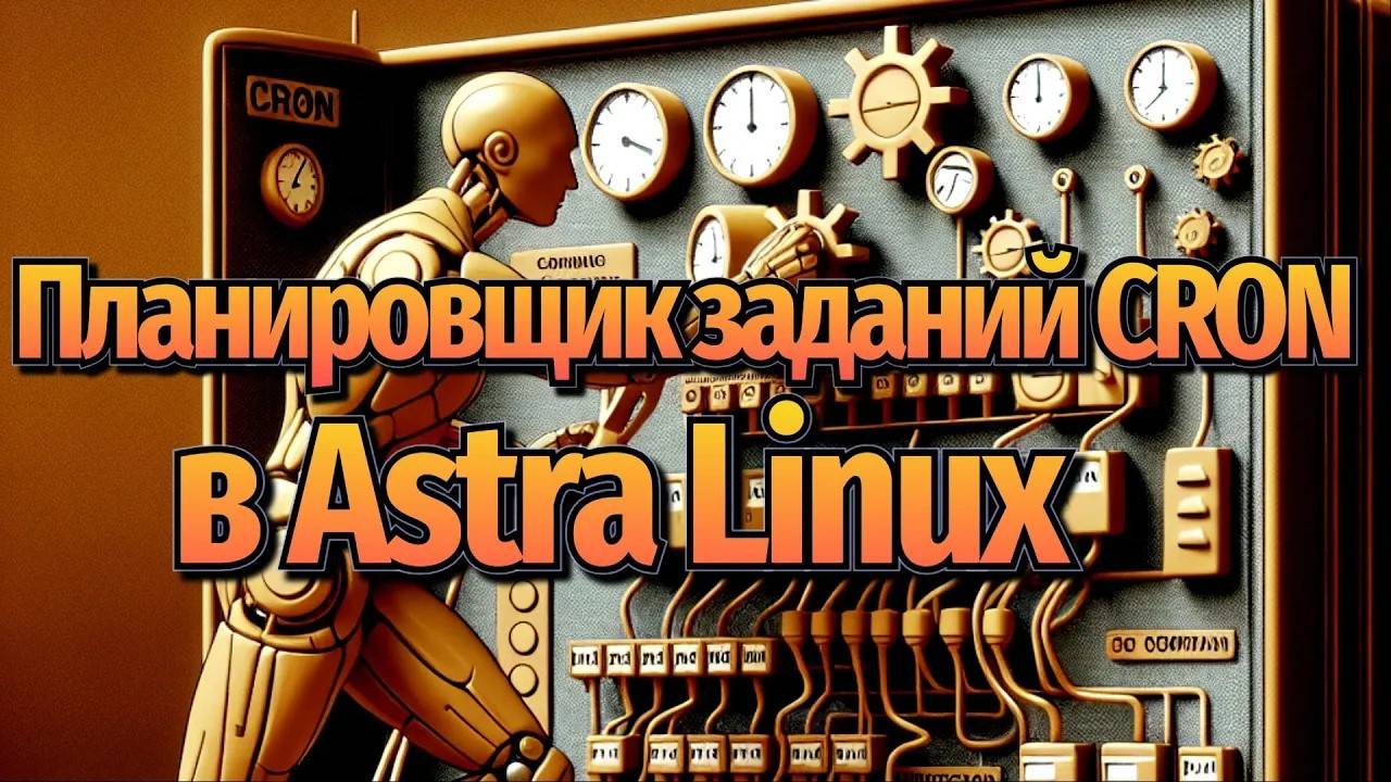 Планировщик Cron в Astra Linux: Скрипт для автоматической печати файлов смотреть онлайн