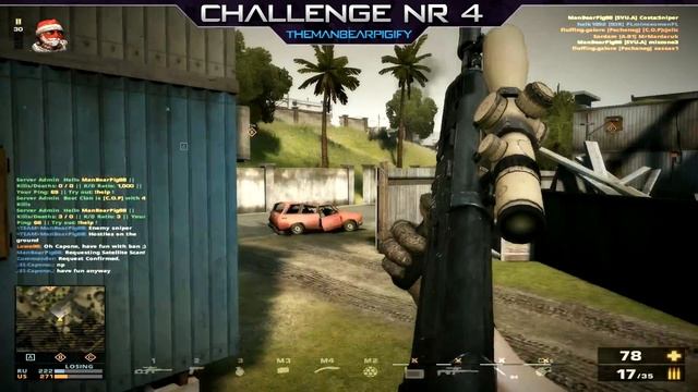 Challenge #4!: Scoped Fully Auto Snipers! (BFP4F VSS + SVUA w/Desert Balistic Scope) смотреть онлайн