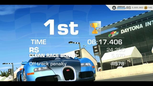 BUGATTI on DAYTONA INTERNATIONAL SPEEDWAY смотреть онлайн