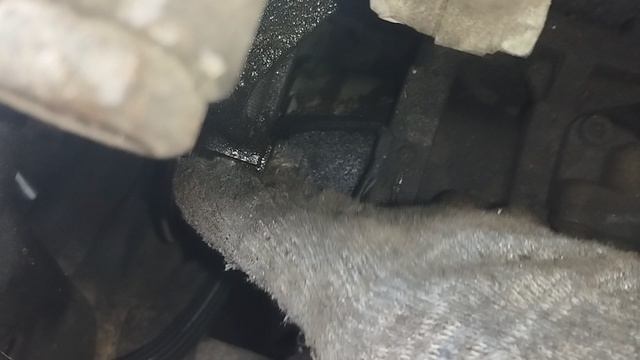 Выставление натяжителя ремня ГУР 2.4  G4JS SantaFE SM