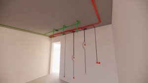 Визуализация проекта электрики в SkethUp для квартиры студии.