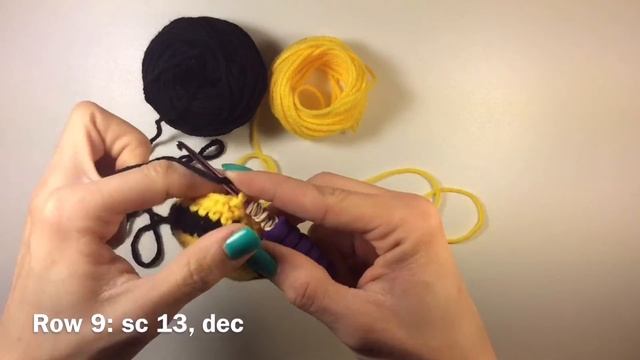 How to Crochet a Bumblebee Part 1 🐝 | Half Baked Crafts смотреть онлайн