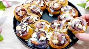 🔝Проще простого! Легкий рецепт Хрустящих Синнабон из Слоеного теста! Получится у каждого!