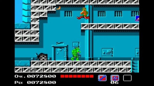 Полное прохождение Черепашки Ниндзя Dendy Teenage Mutant Ninja Turtles Черепашки Ниндзя