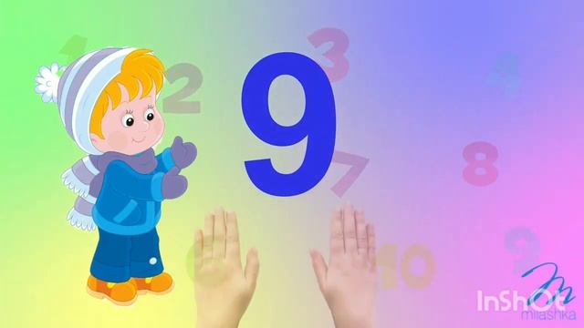логіко - математичний розвиток " Число і цифра 9. Склад числа 9" смотреть онлайн