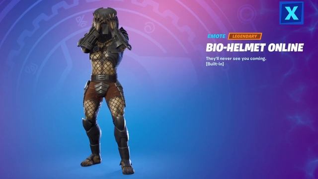 Predator Skin in Fortnite смотреть онлайн