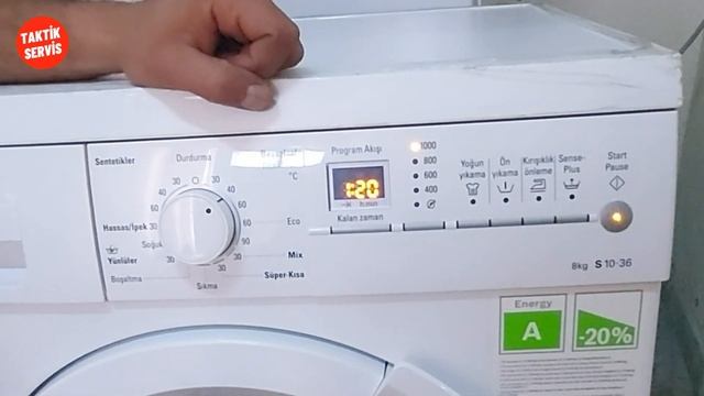 Siemens Çamaşır Makinesi - Arıza Resetleme - Hata Kodu Giderme Nasıl Yapılır смотреть онлайн