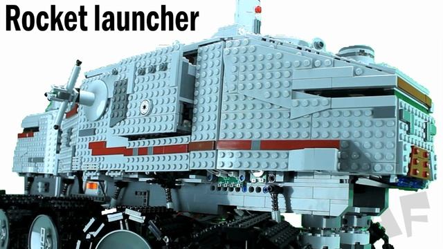 Custom Lego Star Wars RC Clone Turbo Tank UCS - WEAPONS (2011) Upgrades смотреть онлайн