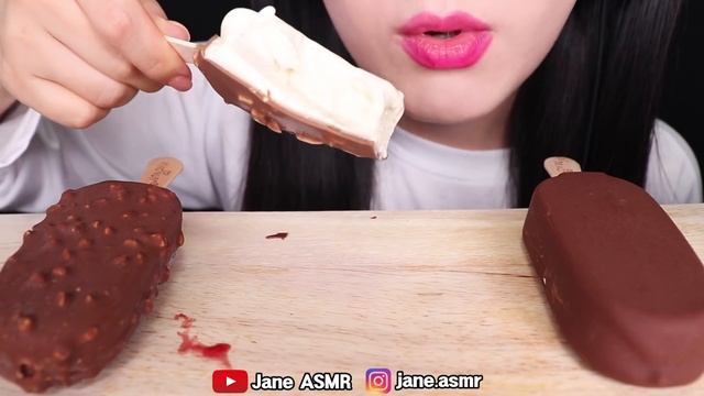 ASMR FRESH CREAM, CHOCOLATE ICE CREAM, MAGNUM ICE CREAM 생크림, 초콜릿 아이스크림, 매그넘 아이스크림 먹방 EATING SOUNDS