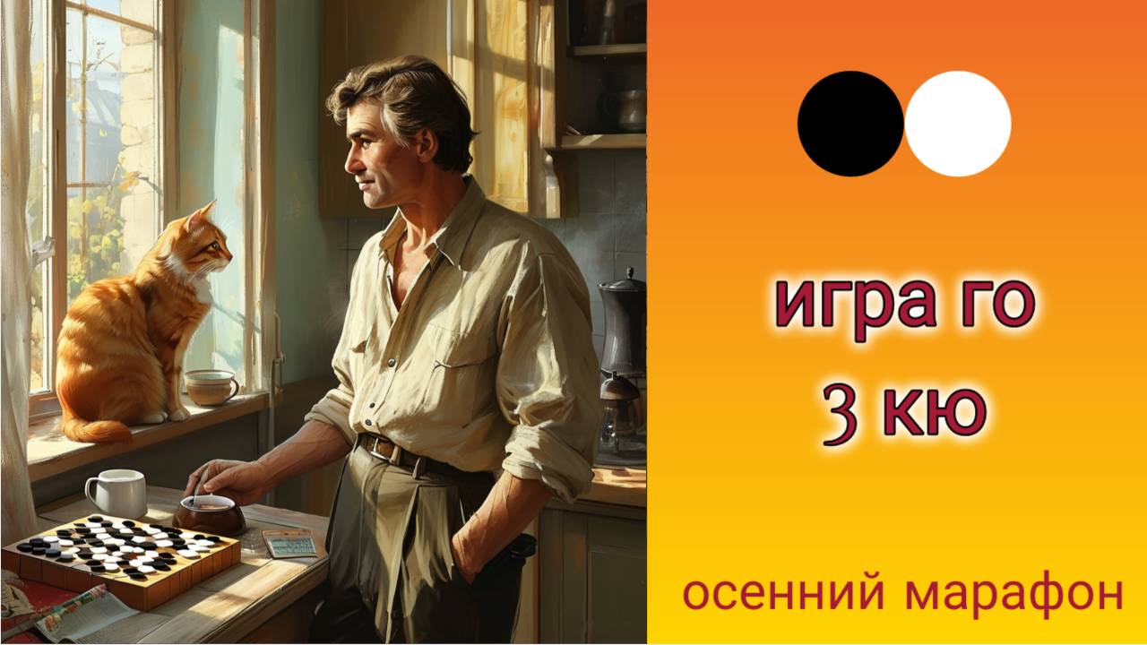 Осенний марафон. Играю в го. 3 кю. #7 часть 2 смотреть онлайн