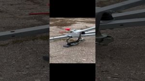 Устройство для погрузки техники на прицеп.
