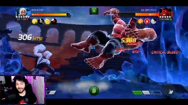 La Diosa de las HEMORRAGIAS - Gata Negra Realmente IMPRESIONANTE! | marvel batalla mcoc смотреть онлайн