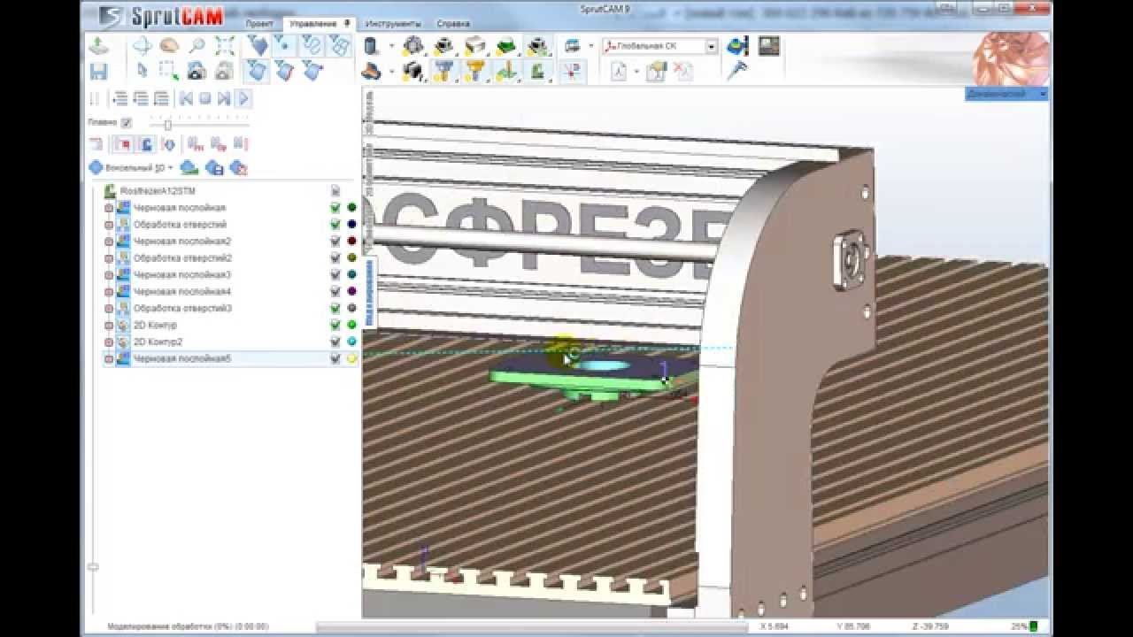 SprutCAM+Росфрезер