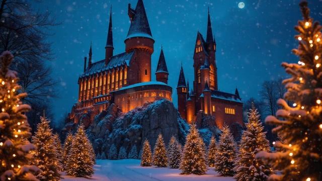 Harry-Potter-Hogwarts-Christmas-Ambience-with-Magical-Holida смотреть онлайн