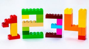 Английские Цифры из Лего!