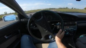 1992 Audi 100 2.3L (133) POV Test Drive
