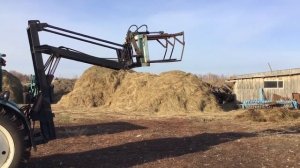 Самодельный кун (вилы) на заднюю навеску трактора
