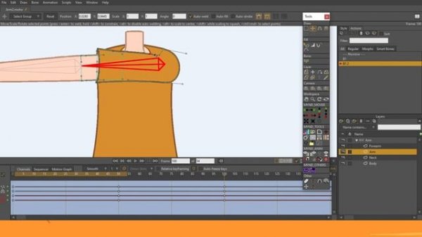 Moho Rigging - How to Model and Rig Arms