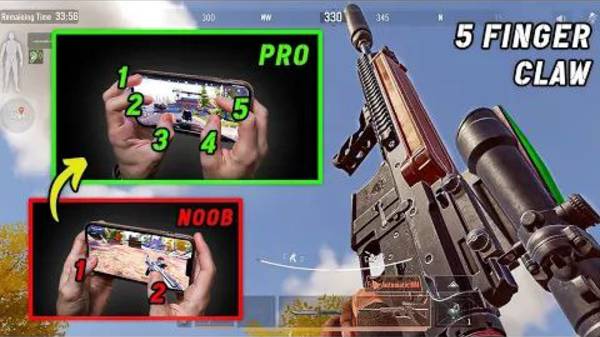 Интерфейс с 5-ю пальцами и камерой на руки в Arena Breakout