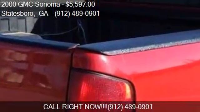 2000 GMC Sonoma SL 2dr Extended Cab SB for sale in Statesbor смотреть онлайн