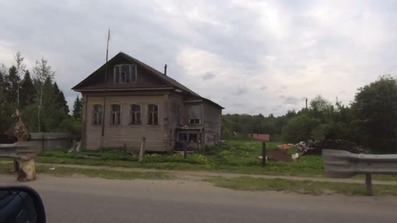 Дороги Новгородской области. Деревня Зайцево смотреть онлайн