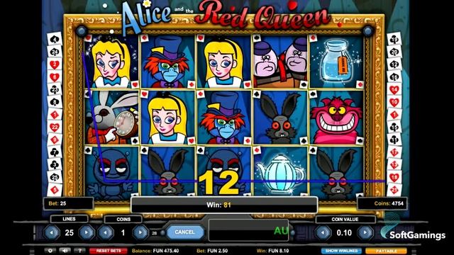 1X2 Network - Alice and the Red Queen - Gameplay Demo смотреть онлайн