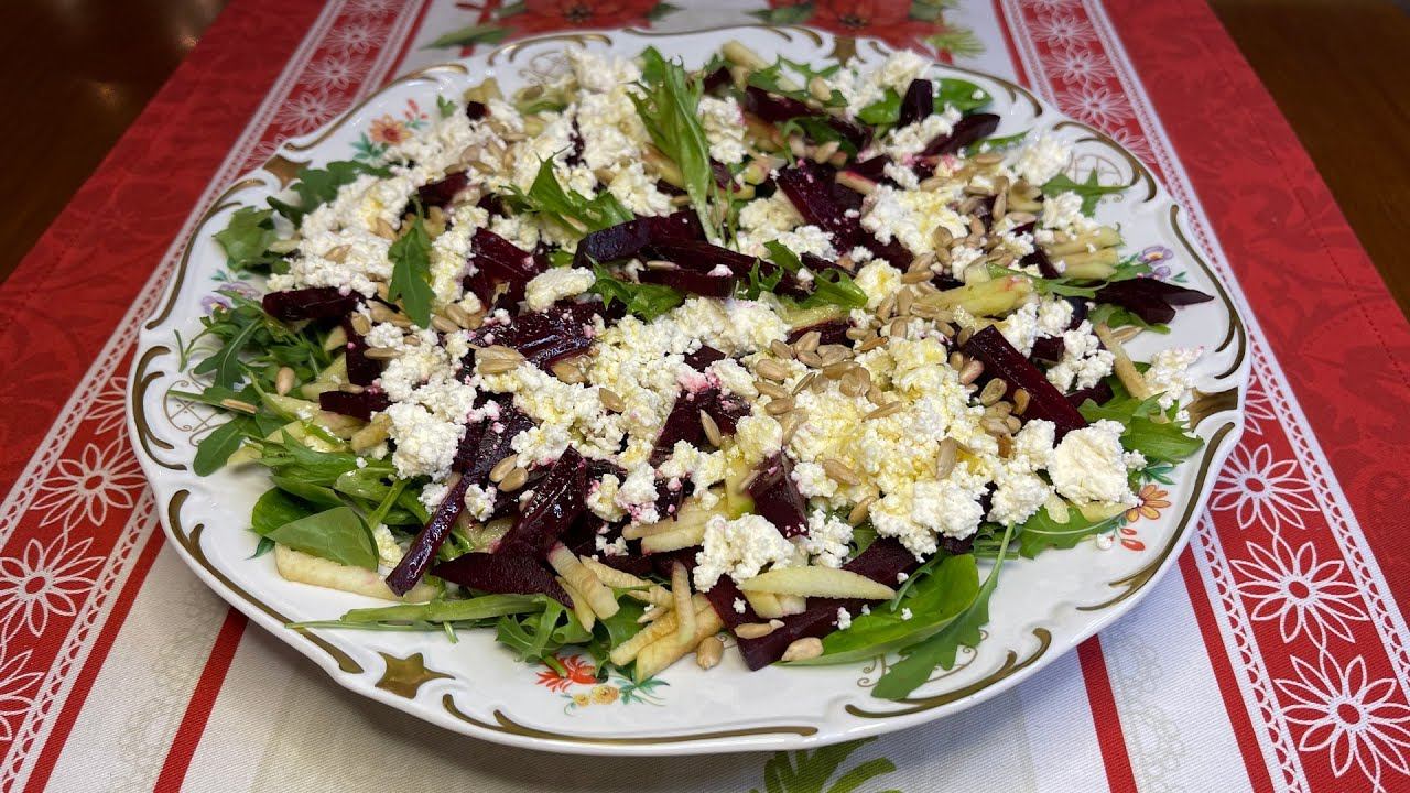 Салат из Свеклы с Необычной Заправкой как в Ресторане, Очень Вкусный и Полезный Рецепт за 5 минут. смотреть онлайн