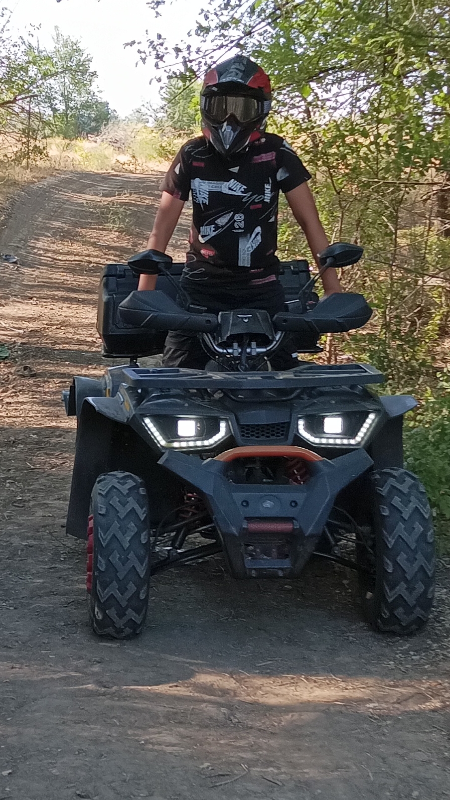 Когда отец увидел как я ездею на мото)