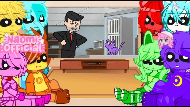 Smiling Critters Poppy Playtime Chapter 3 React To Catnap Abandoned at Birth II Naomi 🐰 смотреть онлайн