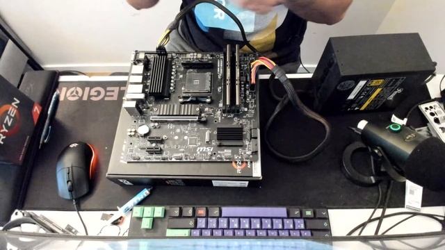 Building a New Computer Livestream! (Ryzen 7 5800x, B550 MSI PRO-VDH WIFI) смотреть онлайн