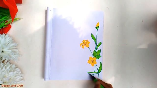 Five Flower Border Design | Border Design for School Assignment | Flower Drawing | Design and Craft смотреть онлайн