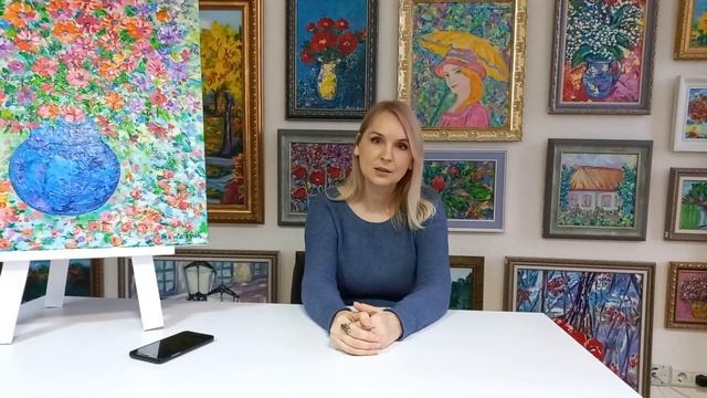 РОЗМОВА про живопис, як я розпочала писати картини та чому вирішила цим займатись. #живопис #картин смотреть онлайн