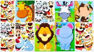 Наклейки Аппликации для Детей!