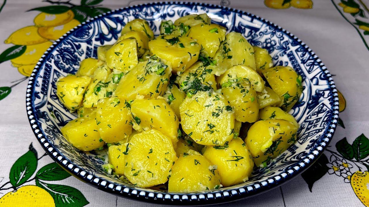 Ароматный Отварной Картофель с Зеленью. Как вкусно и просто приготовить картошку смотреть онлайн