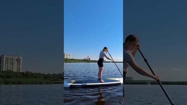 Не вставайте на сап пока не посмотрите это видео! #sup #paddleboard #сапборд #surf #paddleboarding смотреть онлайн