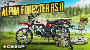 Motoland Alpha Forester 11. Мопед Альфа для дачника.