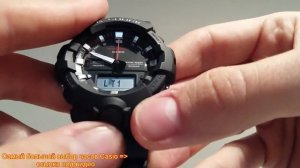 Casio G Shock GA-800-1A Настройка часов МОДУЛЬ 5535