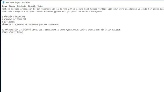 TPM 2.0 VE SECURE BOOT DESTEĞİ OLMAYAN BİLGİSAYARDA VALORANT AÇMA смотреть онлайн