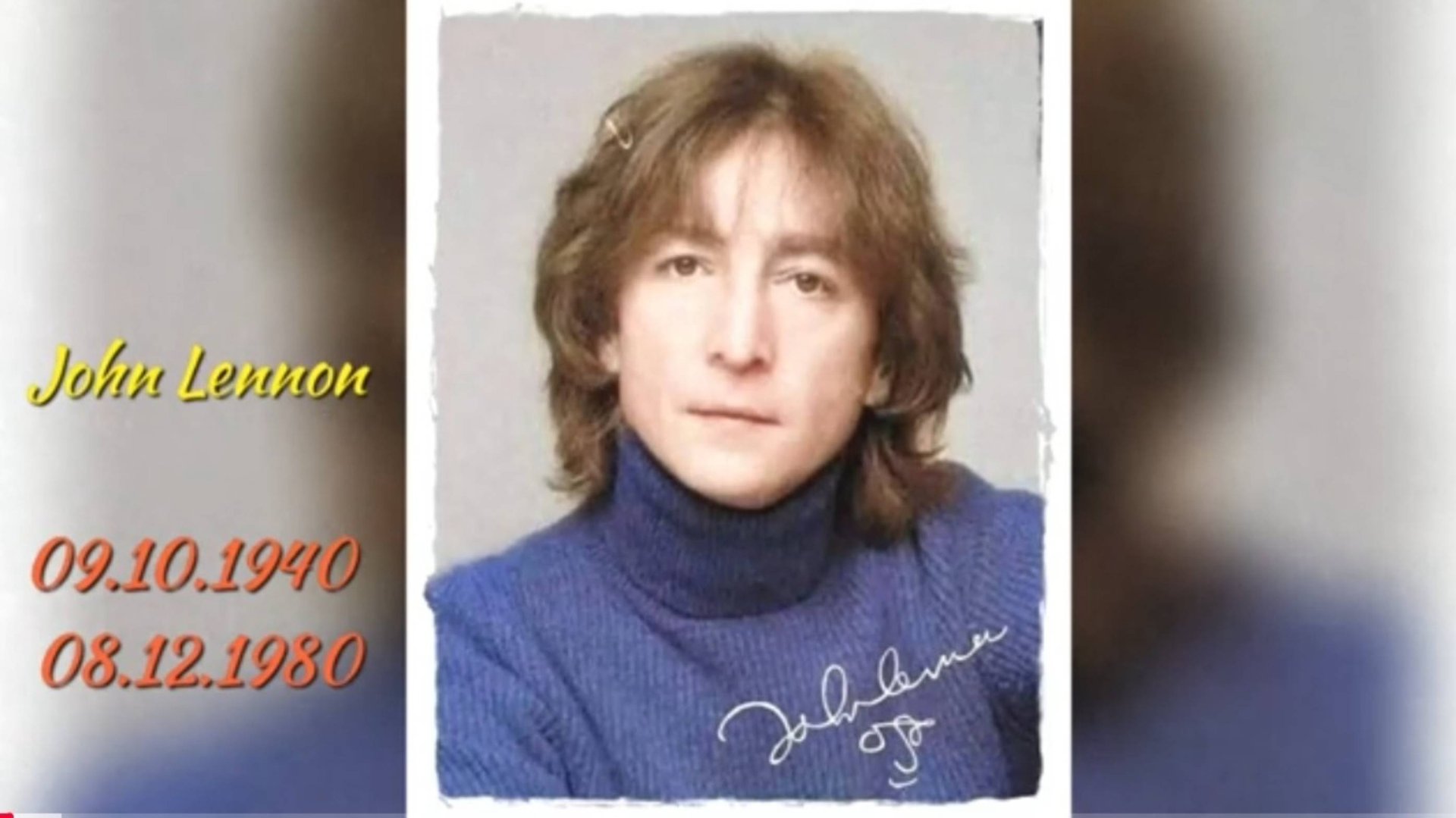 John Lennon 09.10.1940 - 08.12.1980 Британский рок-музыкант,  участник группы- The Beatles