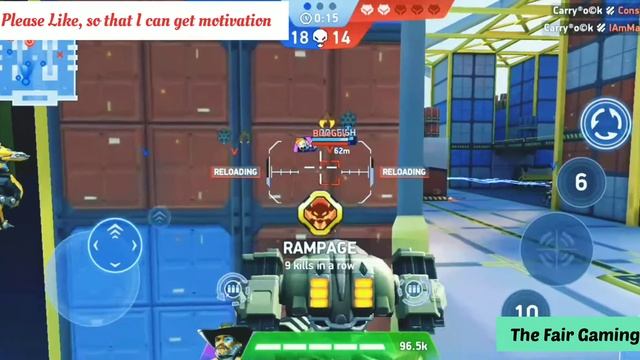 Guardian⚡ With Rocket Mortar 12🔥 Phantom God 😈 Mech Arena #mecharena #guardian #thefairgaming